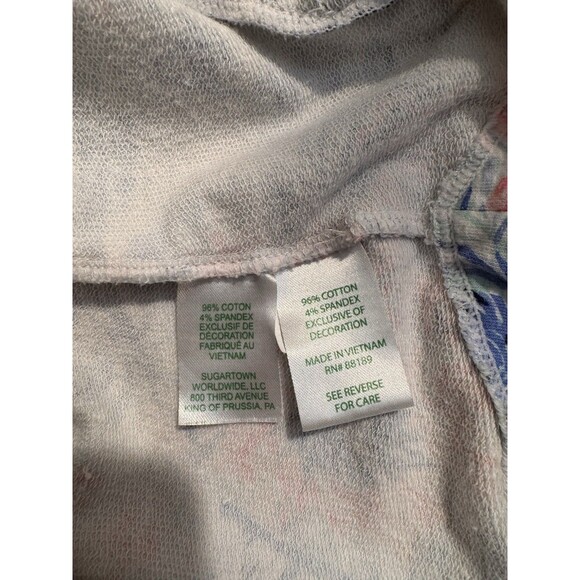 Lilly Pulitzer Janie Embroidered Popover Top Sea to Shining Sea Size XS Sweater - Picture 8 of 8